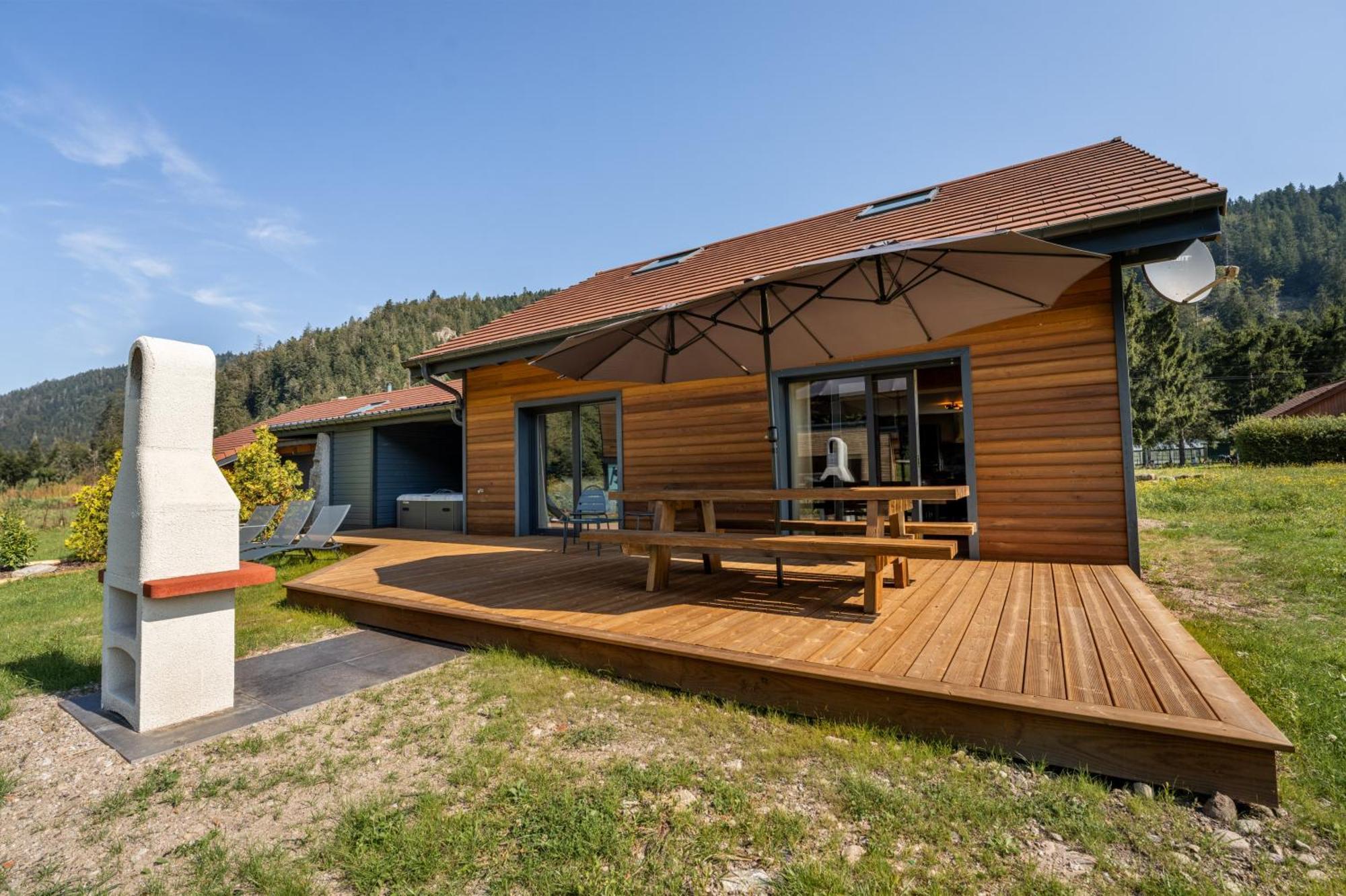 Chalet Nemesia Avec Spa A Жерарме Экстерьер фото