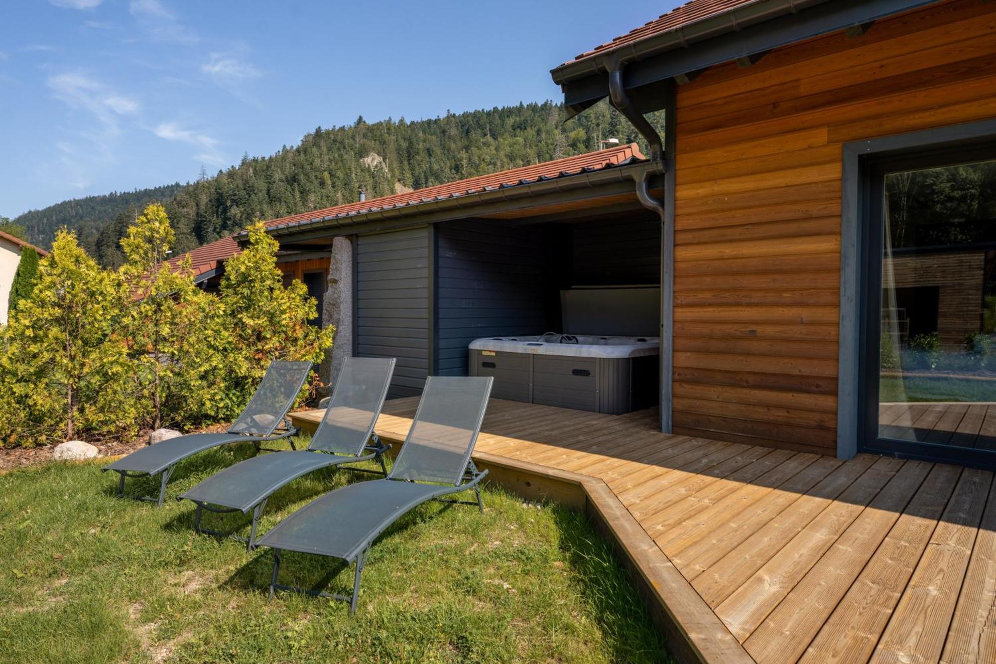Chalet Nemesia Avec Spa A Жерарме Экстерьер фото