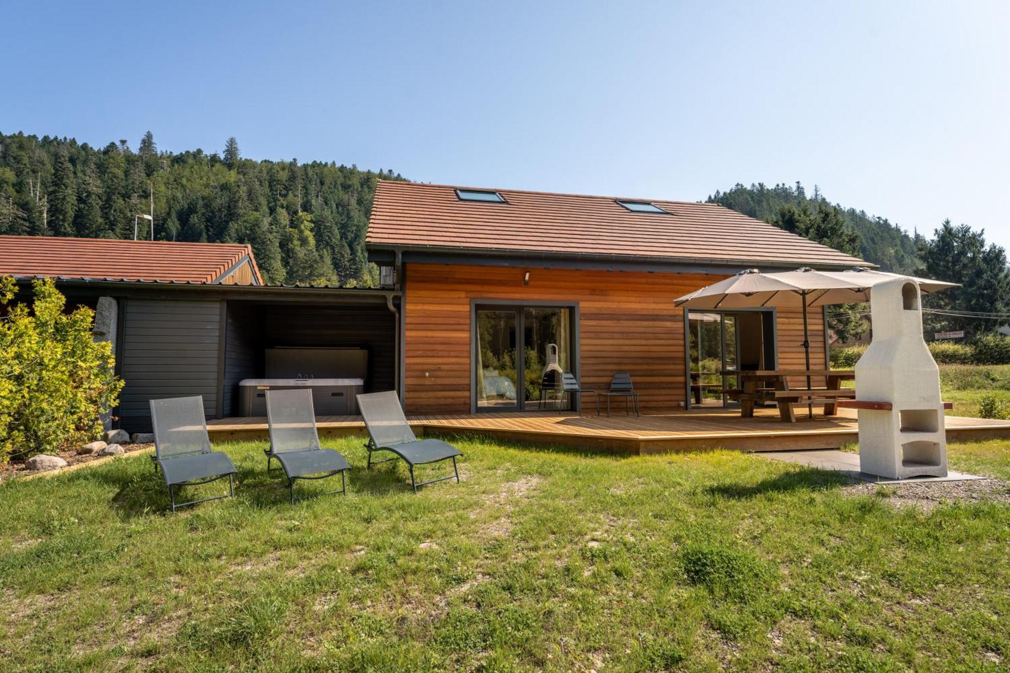 Chalet Nemesia Avec Spa A Жерарме Экстерьер фото